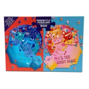 NEW Perfectly Puzzling Educational Shaped Puzzle & Trivia